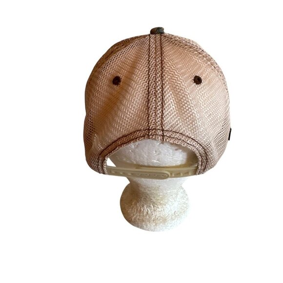 Rhinelander Brewery Legacy Adjustable Mesh Trucker Hat With Green Brim & Tree Pr - Picture 3 of 5